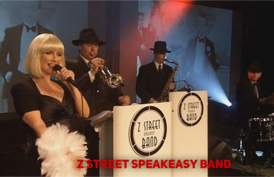 Z Street Speakeasy Band - Zstreetbandorlando.com, Gatsby Band, entertainment, Band, Ft. Myers, Florida, Speakeasy, 1920s, Roaring, twenties theme entertainment